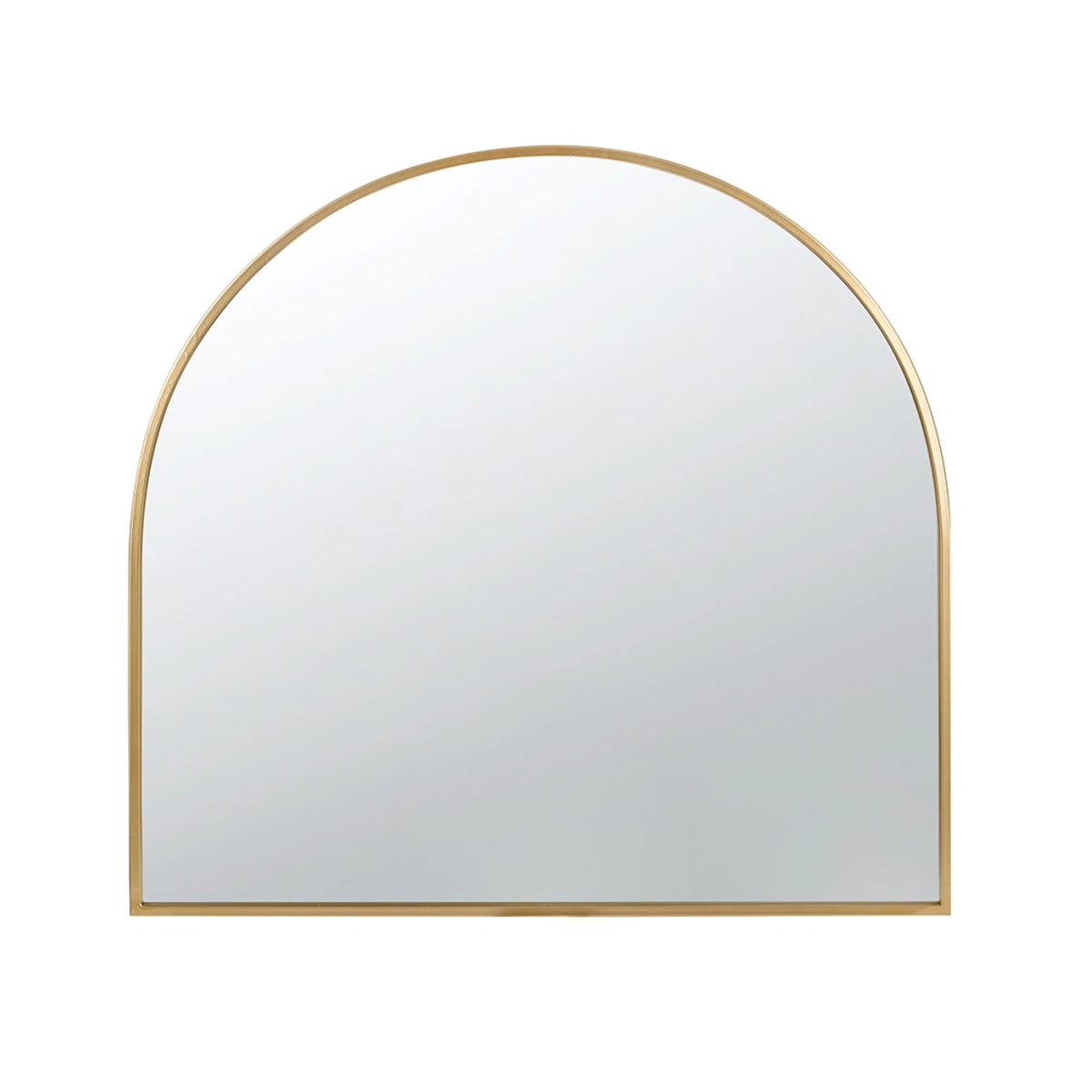 Gold Rounded Arch Top Wall Mirror P4159