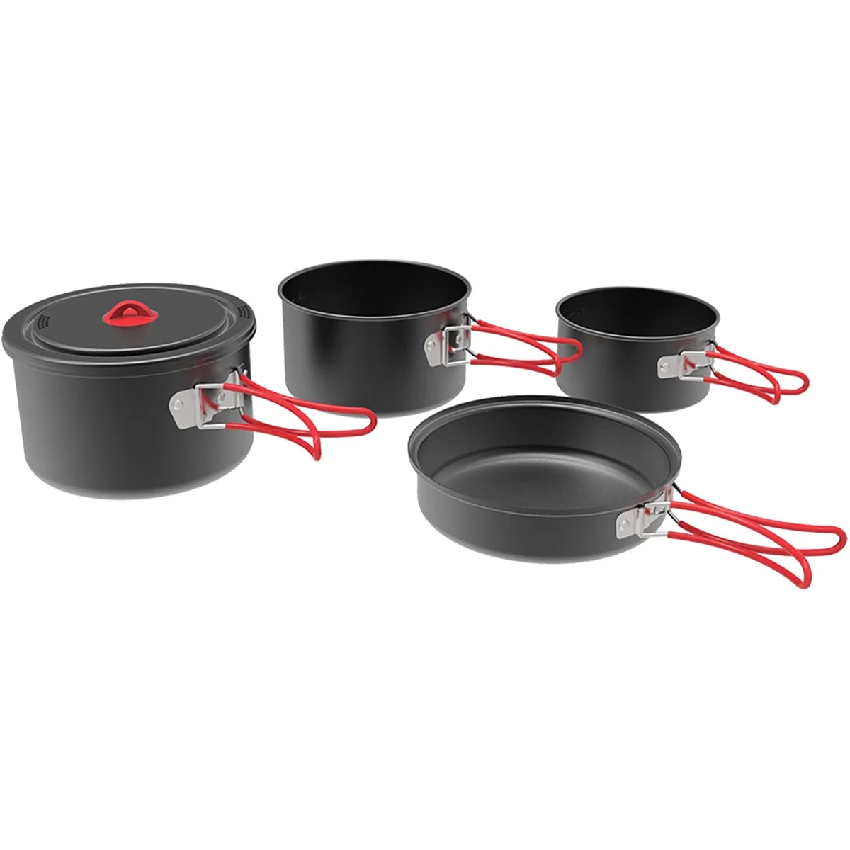 Hard Anodized Aluminum Camping Cooking Set W92912