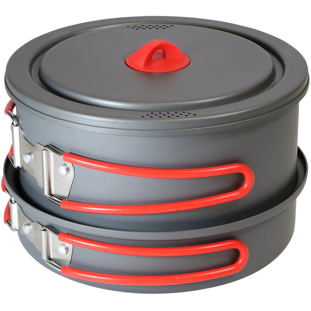 Hard Anodized Aluminum Camping Cooking Set W92912