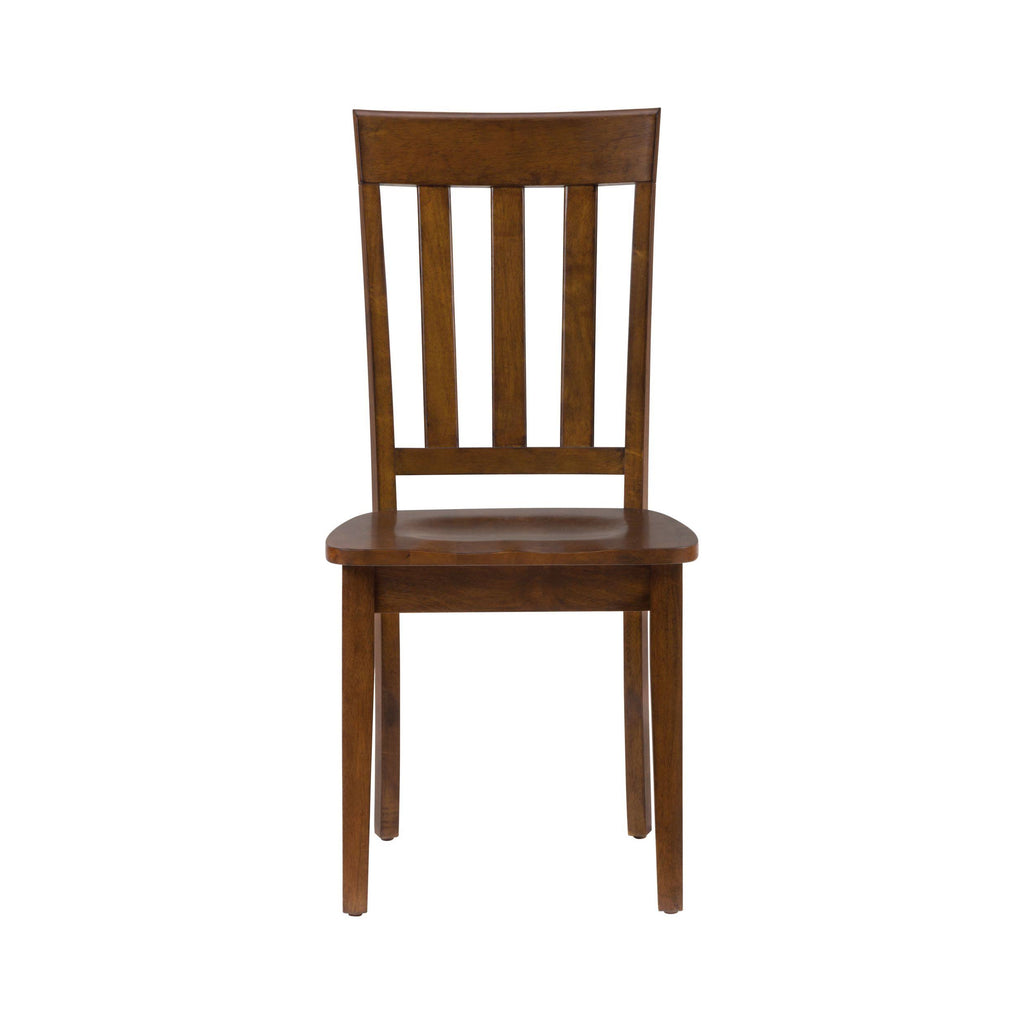 Caramel Slat Back Chair (Set of 2) Z8204
