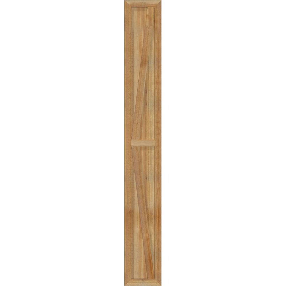 Framed Board-n-Batten Shutters with Z-Bar, Rough Sawn Western Red Cedar S428