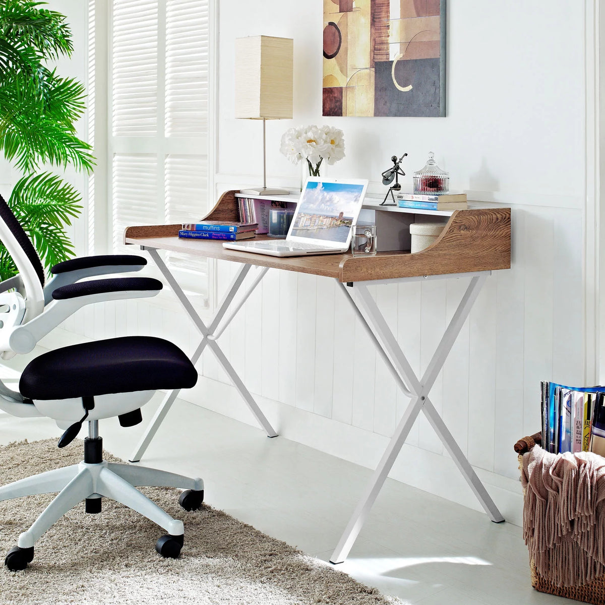 Walnut Office Desk J60702