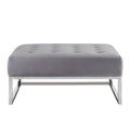 Velvet Ottoman X168