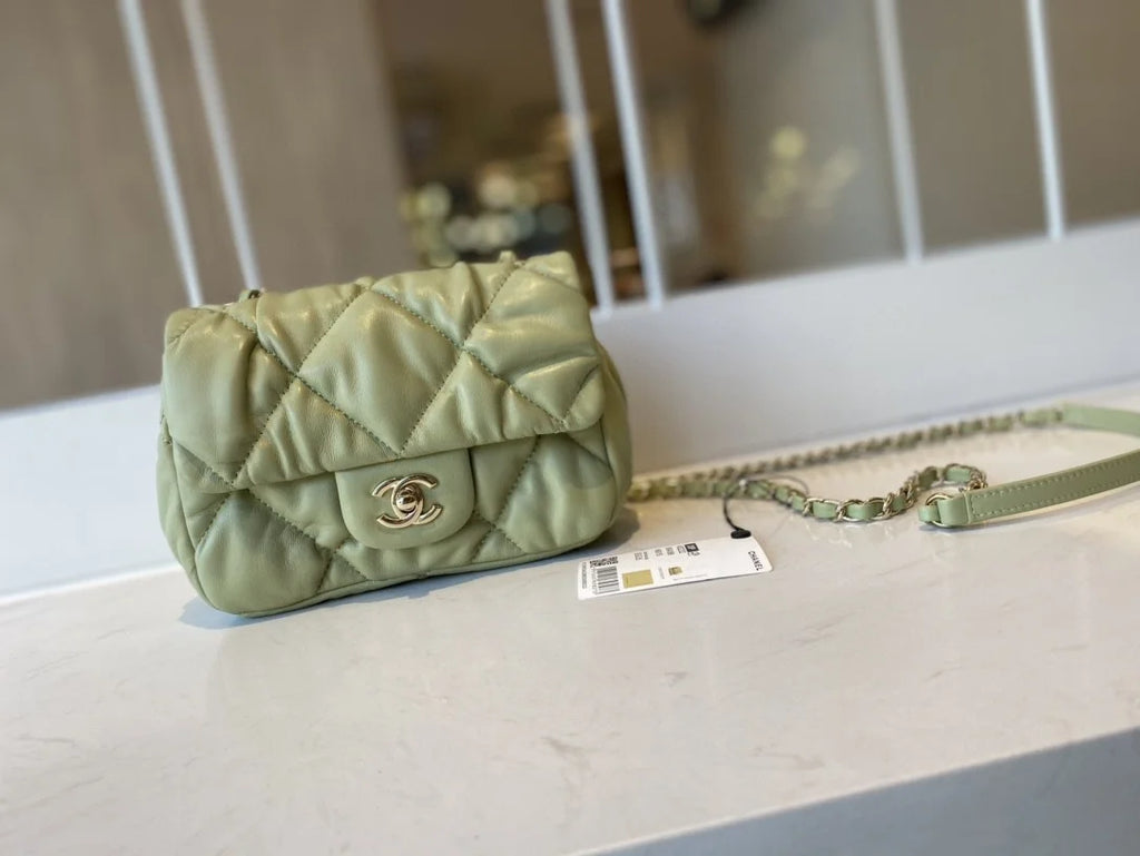 Green Small Flap Bag H4073