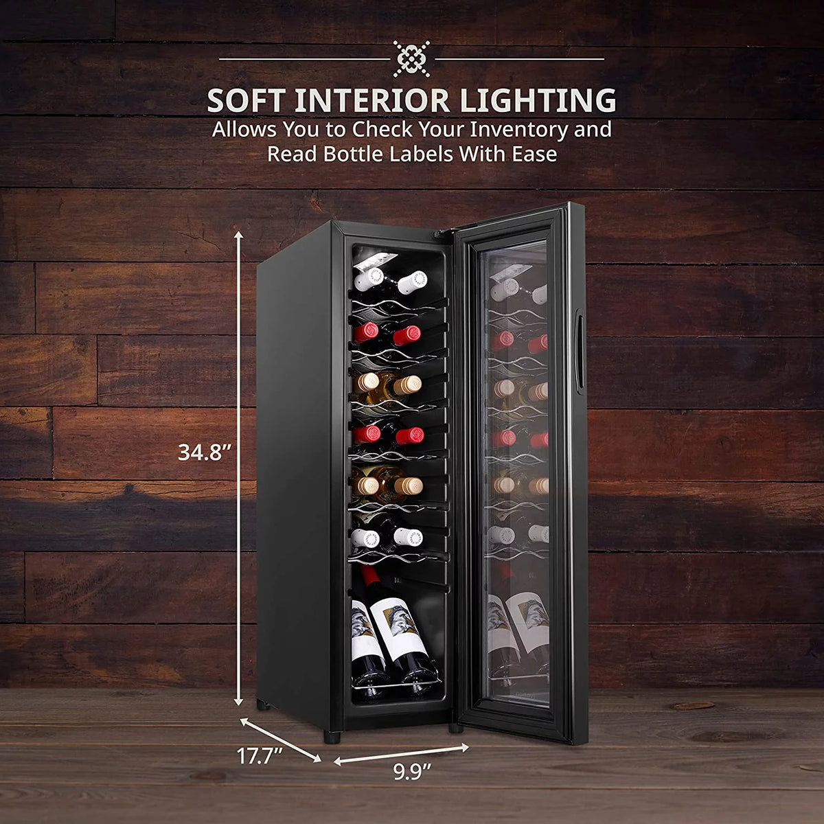 14-Bottle Wine Cooler with Lock Q910809