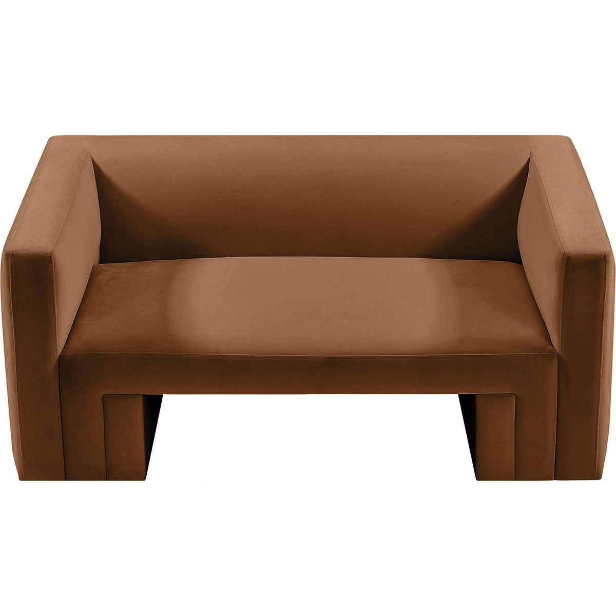 Saddle Velvet Loveseat C305