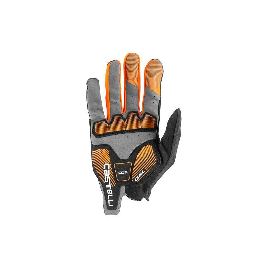 Dark Gray Orange Gel Glove G150