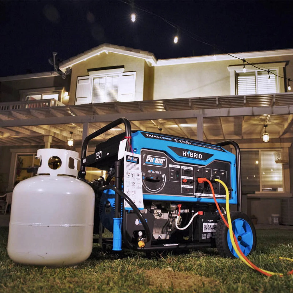 7750-Watt Dual Fuel Portable Generator with Electric Start Q2479
