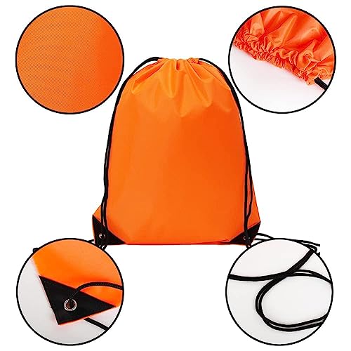 50 Pcs Drawstring Polyester Bags M257244