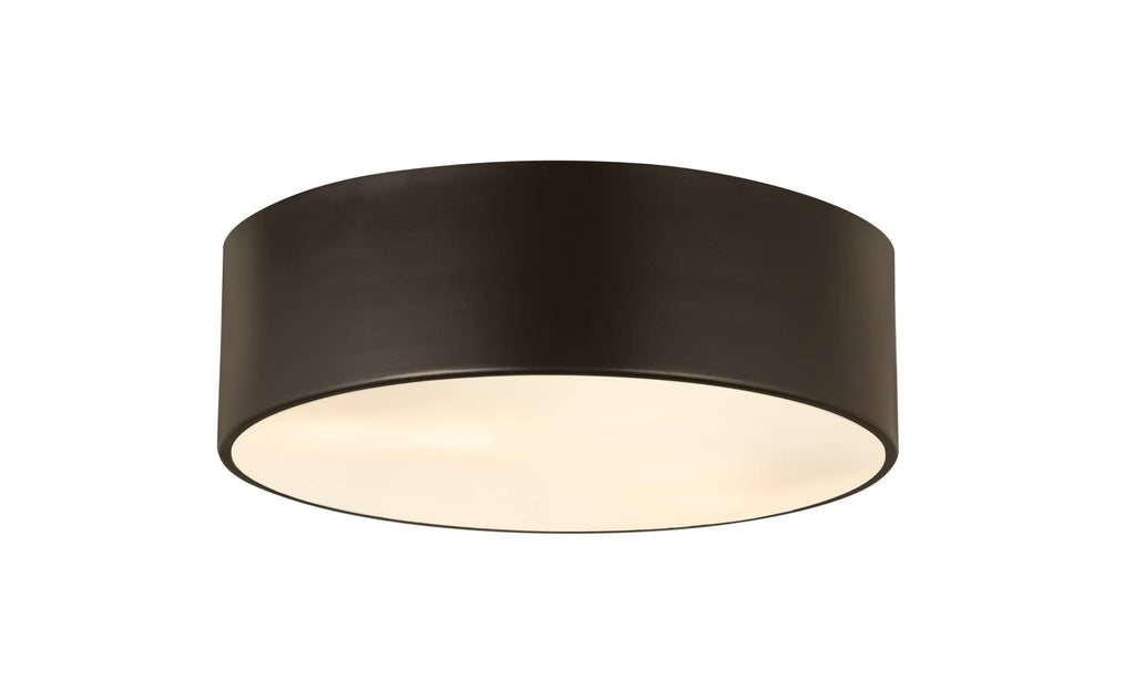 3 Light Flush Mount Bronze Finish A7432